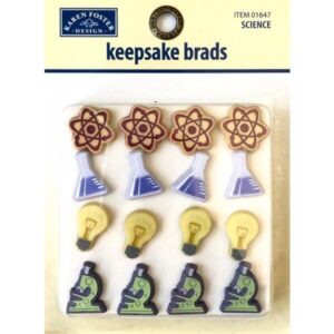 Keepsake Brads Science