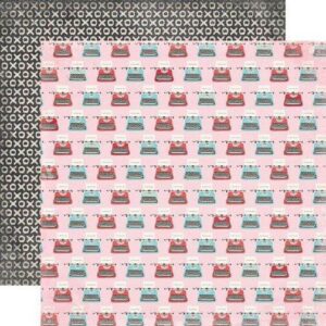 Papel para scrapbooking Echo park Typewriters