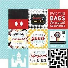 Papel para scrapbooking Echo Park 4X4 Journaling Cards Magic & Wonder