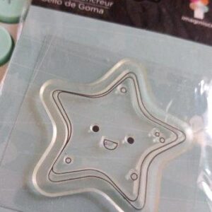 Carimbo clear stamp Imaginisce tampon encreur