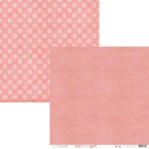 Papel de Scrapbook - WAITING FOR II Coral 240g BASE62