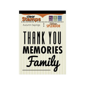 Carimbo clear stamp We R Memory Keepers 41925-9